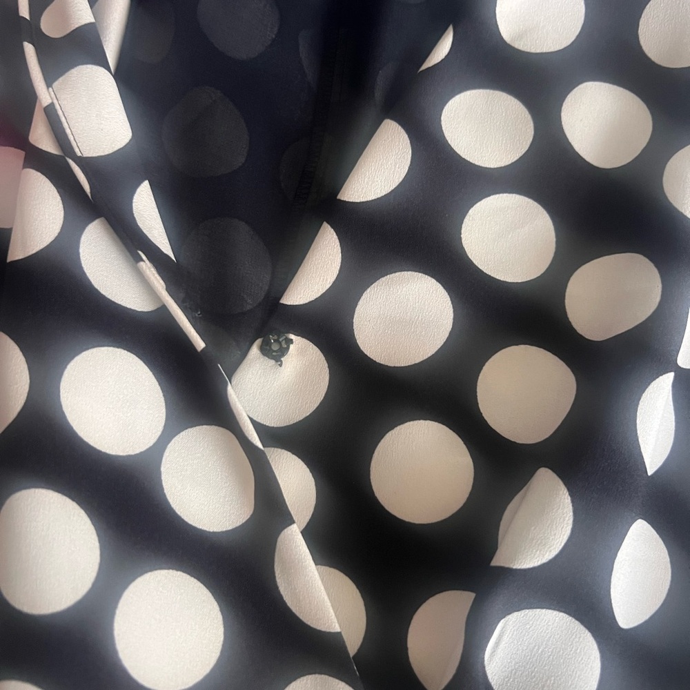 Mango Black and White Polka Dot Jumpsuit - Picture 6 of 9